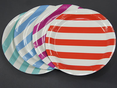 Disposable plates for restaurants